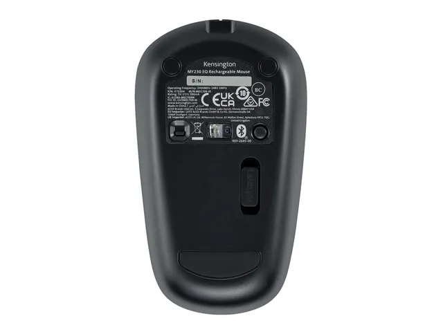 Kensington EQ MY230 muis Zwart RF-draadloos en oplaadbaar