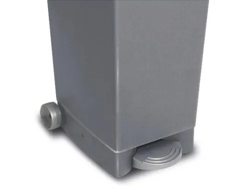 Pedaalemmers Kunststof 80 Liter 790x370x510mm Verrijdbaar Blauw