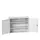 wandkast 800x1050x350mm 2xStalen bodem sokkel Ral 7035 front Ral 7035