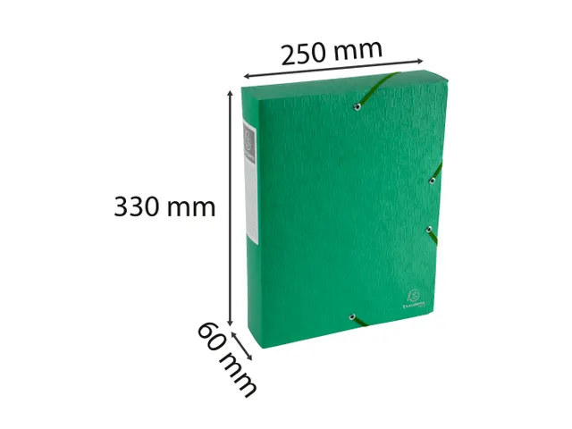 Klasseerdoos Scotten rug 60mm A4 groen