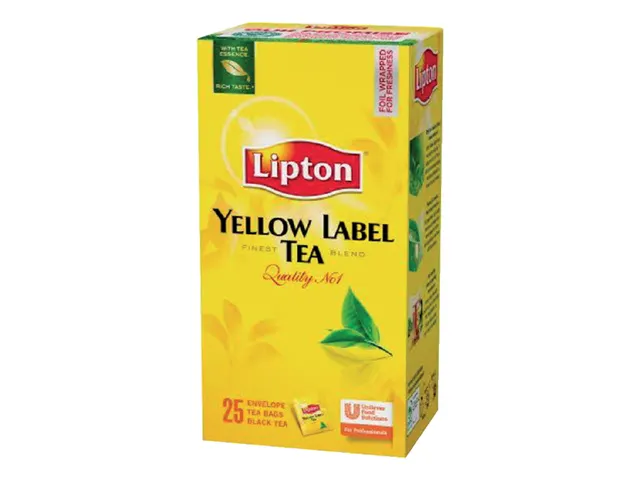 Thee Lipton Yellow Label Met Envelop 25Stuks