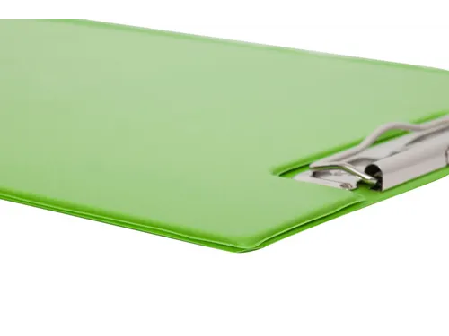 Klembordmap MAUL A4 staand met penlus PVC neon groen