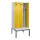 locker met bank,voor scheiding van kleding,HxBxD 2120x900x815mm,3vak