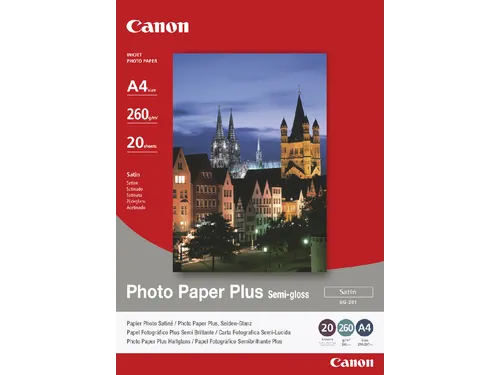 Inkjetpapier Canon SG-201 A4 260 gram semi glossy 20vel