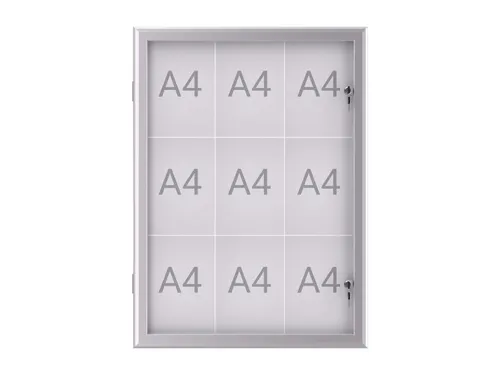 Buiten binnenvitrine MAULexcite 9xA4