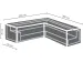 Buitenhoes Voor L-Vormige Loungeset - 300X300X70CM