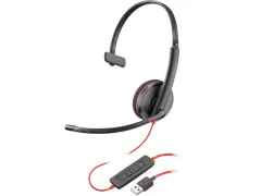 Poly Blackwire C3210 zwarte USB-A-headset (bulk)
