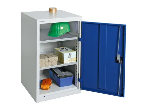 Kast Met Openslaande Deuren 900x500x500mm 2legborden Staal Ral5010