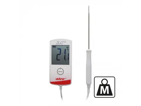 Ebro Thermometer digitaal -31/+200 C geijkte kern-temperatuurmeter