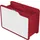 PLAYROOM Playboard Toolbox 42x28x18cm Rood