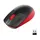 Logitech M190 Draadloze Muis Zwart Rood