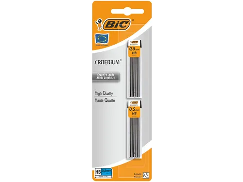 Potloodstift Bic Criterium HB 0,5mm blister à 2 kokers