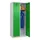 locker,HxBxD 1850x800x500mm,2vak,vak B 400mm,cil.-slot,staand op vloer