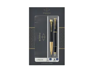 Balpen en vulpen Parker Urban Muted Black GT Finish - 1