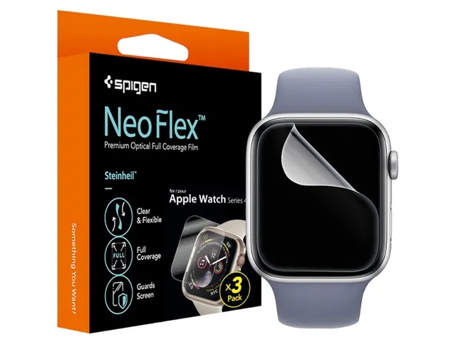 Spigen 061FL25575 Schermbescherming Apple Watch Series 4 Film Neo Flex