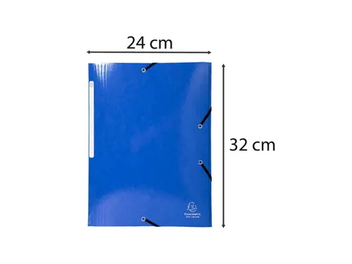 Iderama Elastomap 3 Kleppen Rugetiket Assorti Kleuren Karton