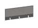 baliepaneel bureau aanbouw achter MS-donkergrijs BN8078-grijs 1200mm
