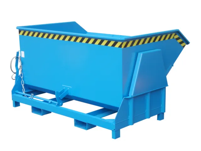 Kiepbak 1070x1950x1430mm 1 5cm³ 322kg 3000kg Ral 5012