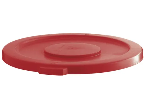 Deksel,v. afvalverzamelaar 121l,rond,Ø 560mm,PE,rood