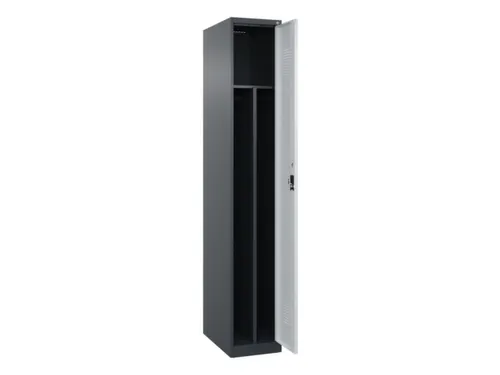 locker voor scheiding van kleding,HxBxD 1850x300x500mm,1vak
