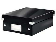 Sorteerbox WOW Click & Store 220x100x282mm zwart 84% gerecycled karton