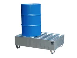 Opvangbak 2x 200l 224l 360x1200x800mm Profielrooster