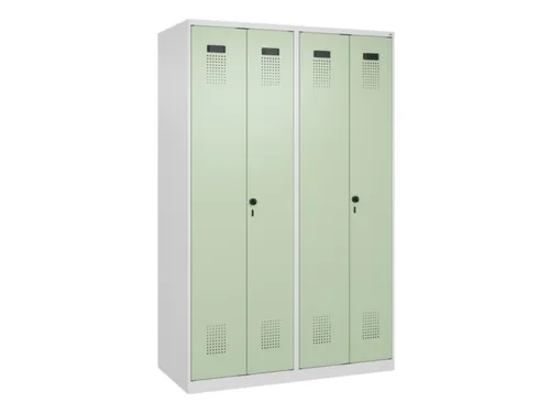 PBM-locker,HxBxD 1850x1200x500mm,4vak,vak B 300mm,draaigrendel
