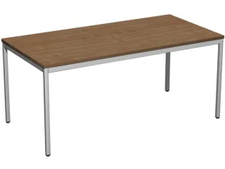 Bureau Hxbxd 720x1600x800mmm Bladdecor Noten Frame Ral9006 - 4