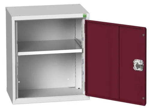 hangkast,HxBxD 600x525x350mm,vleugeldeur,1xStalen bodem,romp RAL7035