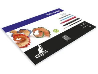 Tekenblok Kangaro 210x297mm 120 grams 20 vel, wit - 2