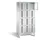 Lockerkast 1850x900x500mm 3x4 vakken Cilinderslot Poten, RAL7035