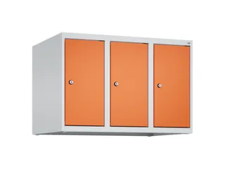 opzetkast,v. locker,3vak.,vak B 250mm,HxBxD 500x750x500mm,vleugeldeur - 1