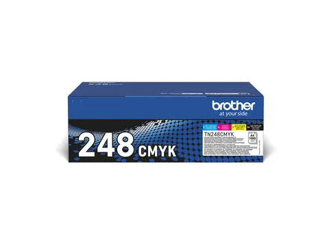 Toner Brother TN-248VAL zwart en kleur