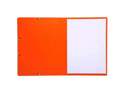 Elastomap zonder klep glanskarton 355gm² A4 Oranje