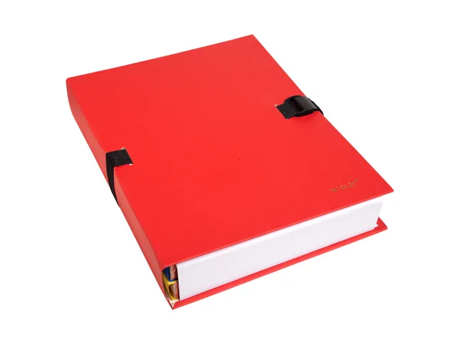 Map uitrekbare rug N'clip-Rood