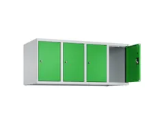opzetkast,v. locker,4vak.,vak B 300mm,HxBxD 500x1200x500mm