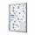Vergrendelbaar vitrine mededelingenbord Indoor/Outdoor 9xA4 Zilver