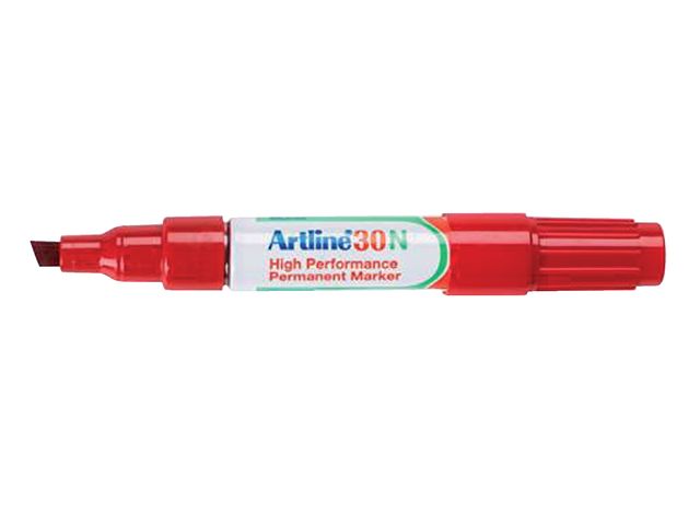 Viltstift Artline 30 schuin 2-5mm rood | ViltstiftenShop.nl