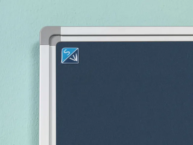 Tableau d’affichage panneau Bulletin profil Softline 90x120cm Bleu