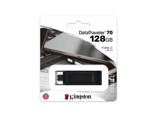 Usb Stick 128GB DataTraveler 70 Zwart