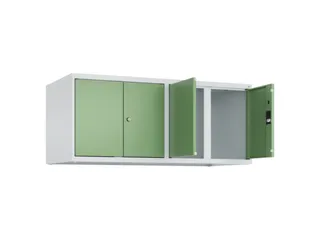 opzetkast,v. locker,4vak.,vak B 300mm,HxBxD 500x1200x500mm,vleugeldeur - 2