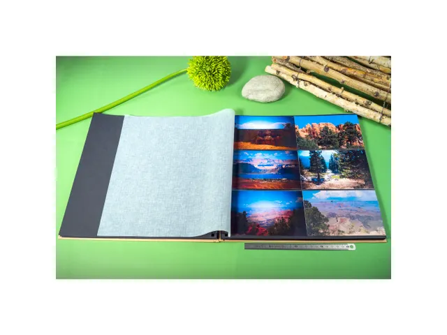 Album photos à spirales 60 pages noires - Format 32x32cm - ETERNECO -
