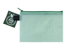 Trousse Foldersys A6 EVA sans PVC vert transparent