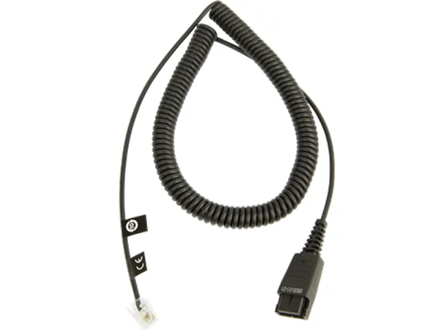 Jabra GN Headsetkabel Aansluitkabel QD naar RJ (coiled)