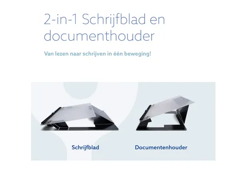 R-Go Tools Read2Write Documenthouder R-Go ergonomisch Mat acryl