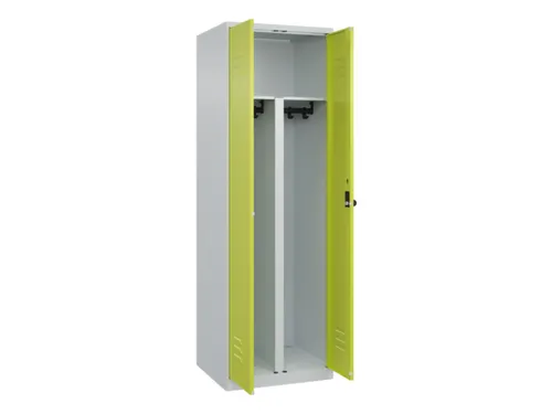 PBM-locker,HxBxD 1850x600x500mm,2vak,vak B 300mm,draaigrendel
