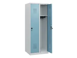 schoollocker,HxBxD 1530x600x500mm,2vak,vak B 300mm,draaigrendel