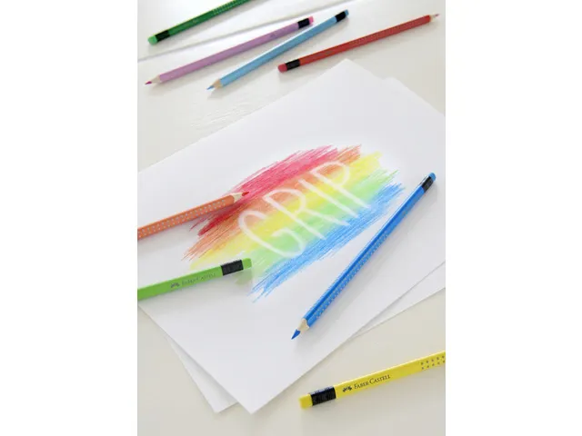 kleurpotlood GRIP 2001 uitgumbaar etui à 10 stuks