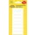 Etiket Avery Zweckform 3086 50x14mm wit 64 stuks