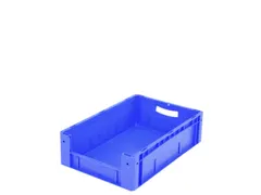 Euronorm Stapelkrat M. Grijpopening Pp 170x600x400mm Blauw